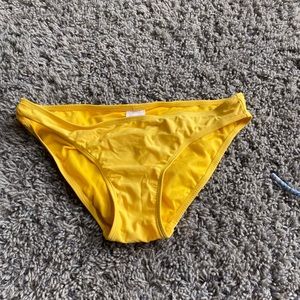 Yellow bikini bottoms